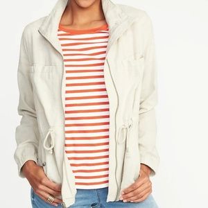 Old Navy Linen-Blend Field Jacket XS